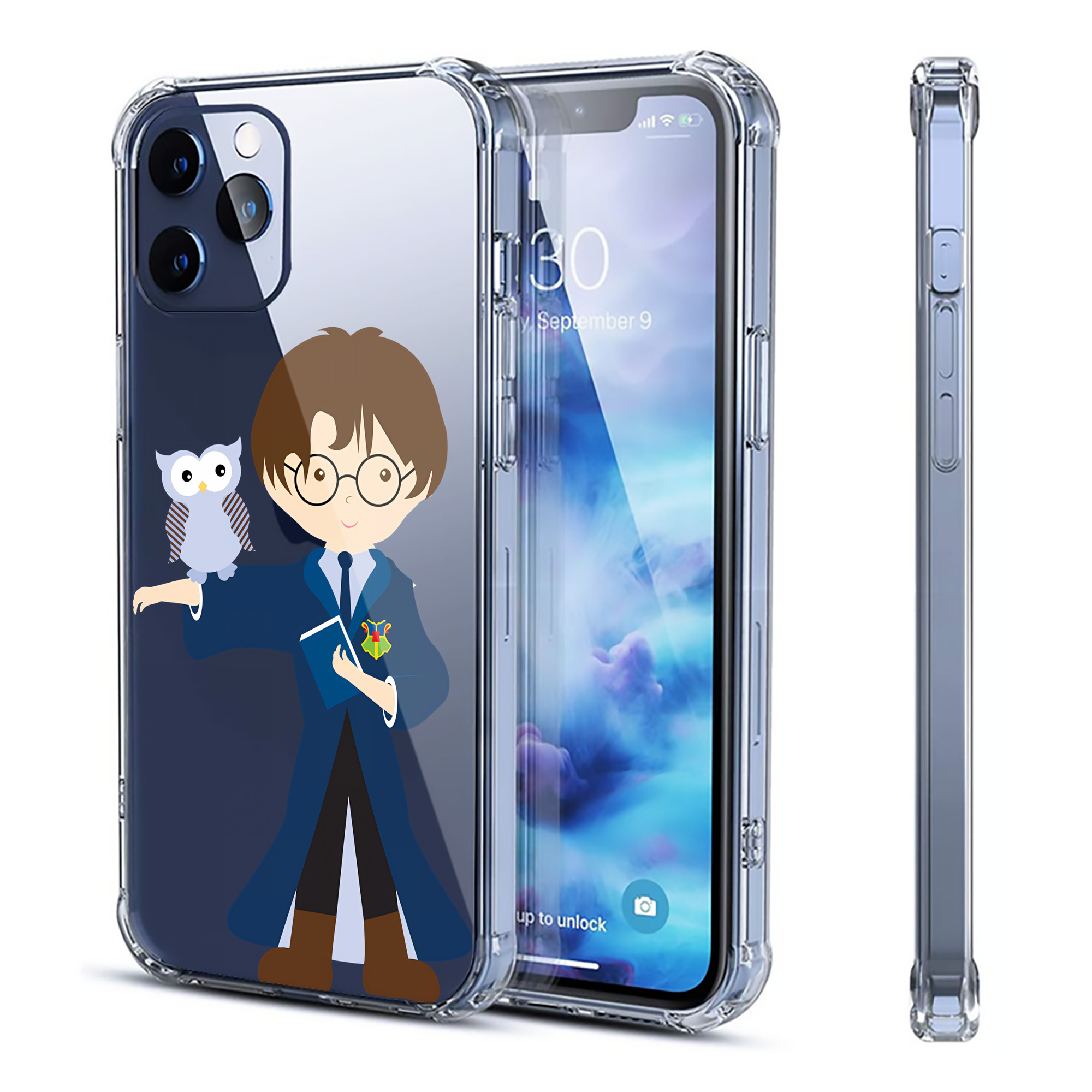 （画像用） Harry Potter ハリー・ポッターシリーズ 【iPhone 12シリーズ対応】透明スマホケース（クリアソフトケース）